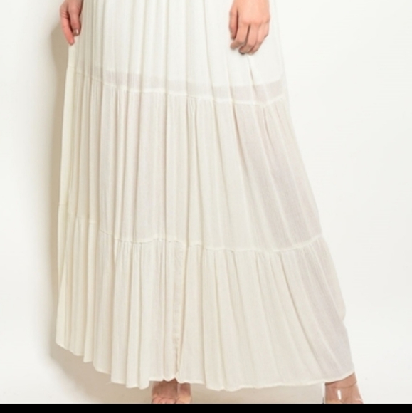 Embroidered roses floral boho fairy princess gypsy cottagecore flowy maxi dress! - Picture 4 of 6